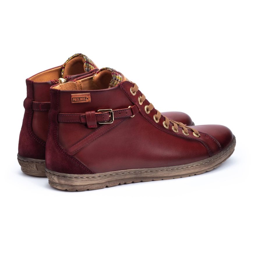 Women's Pikolinos LAGOS Ankle Boots Brown | NZ ZQ58129